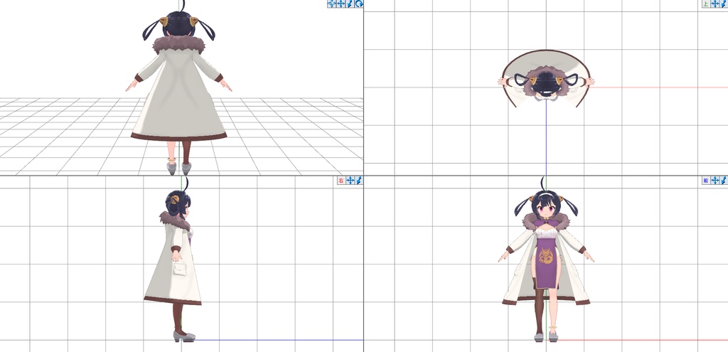 【MMDモデル】アズールレーン/ 寧海&平海 ROC NingHai&PingHai