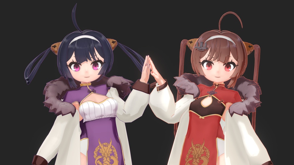 【MMDモデル】アズールレーン/ 寧海&平海 ROC NingHai&PingHai