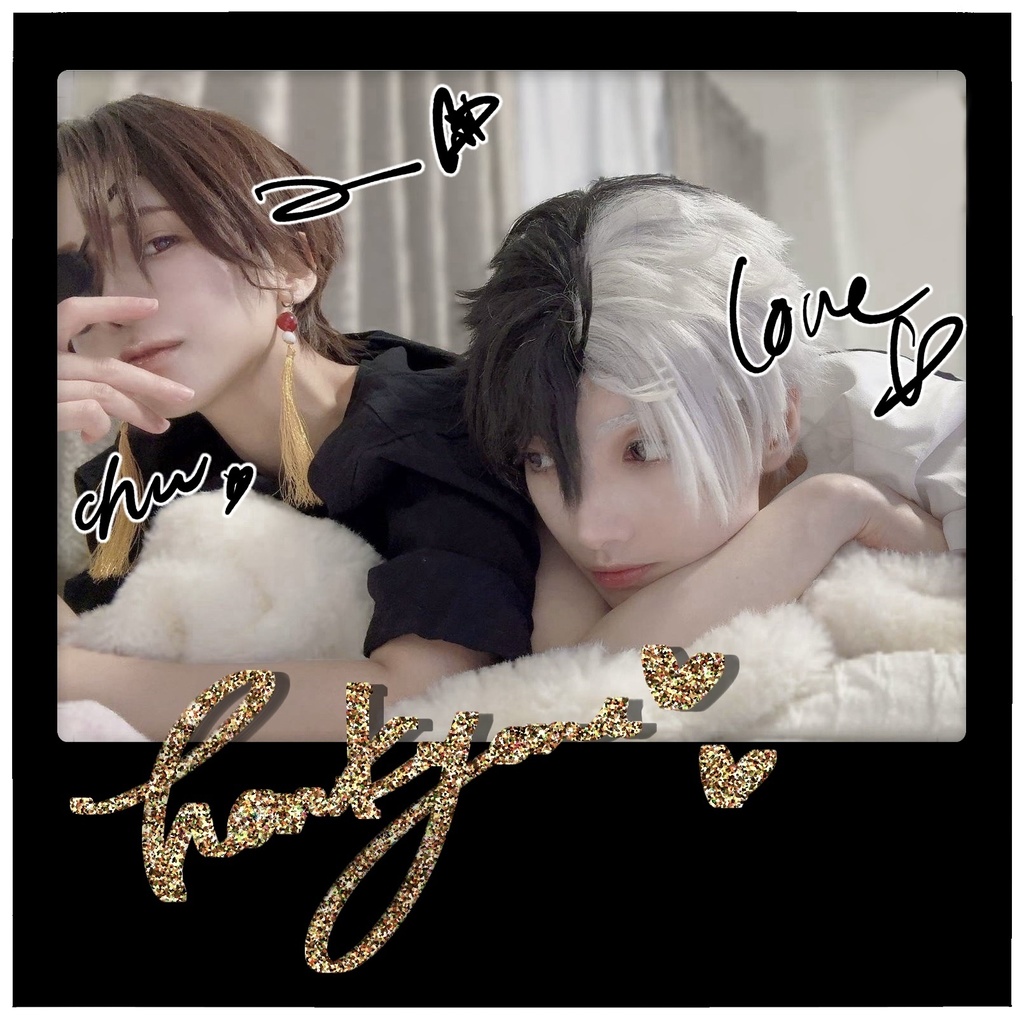 蘇枋隼飛 桜遥 コスプレ チェキ風アクリルキーホルダー