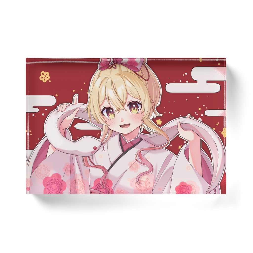 お正月アクリルブロック