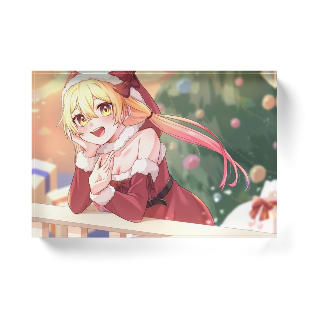 クリスマスアクリルブロック