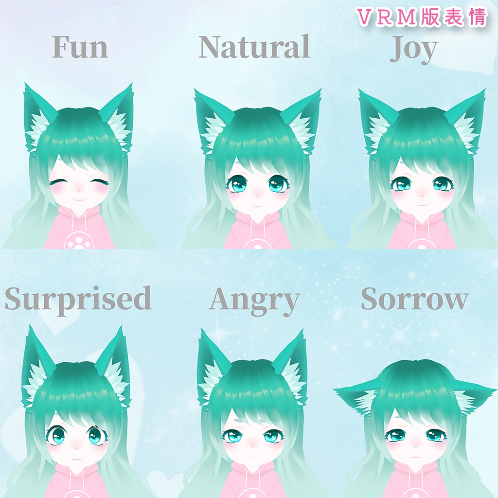 【無償オリジナル3Dモデル】ケモっ娘のスゥ【#MxU工房】