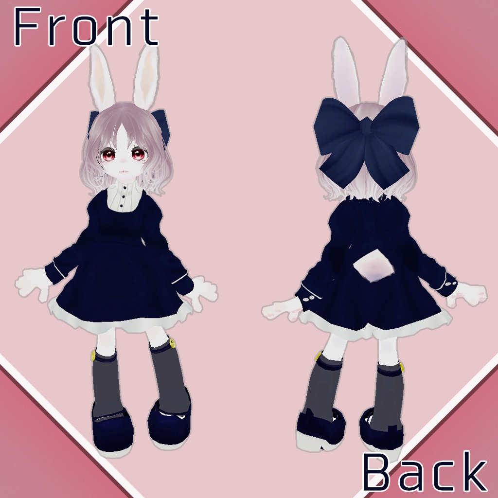 2025年をもって販売停止VRChat想定】オリジナル3Dアバター「シュリ」#MxU工房