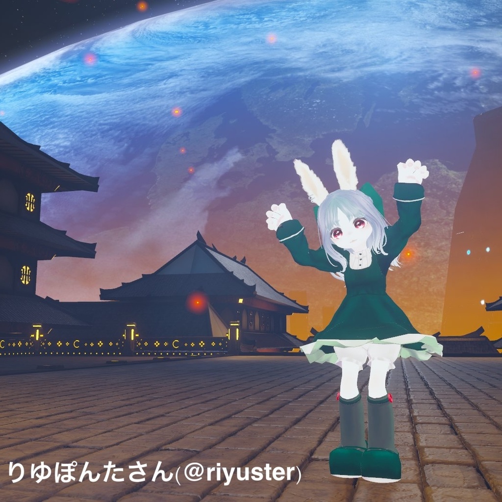 2025年をもって販売停止VRChat想定】オリジナル3Dアバター「シュリ」#MxU工房