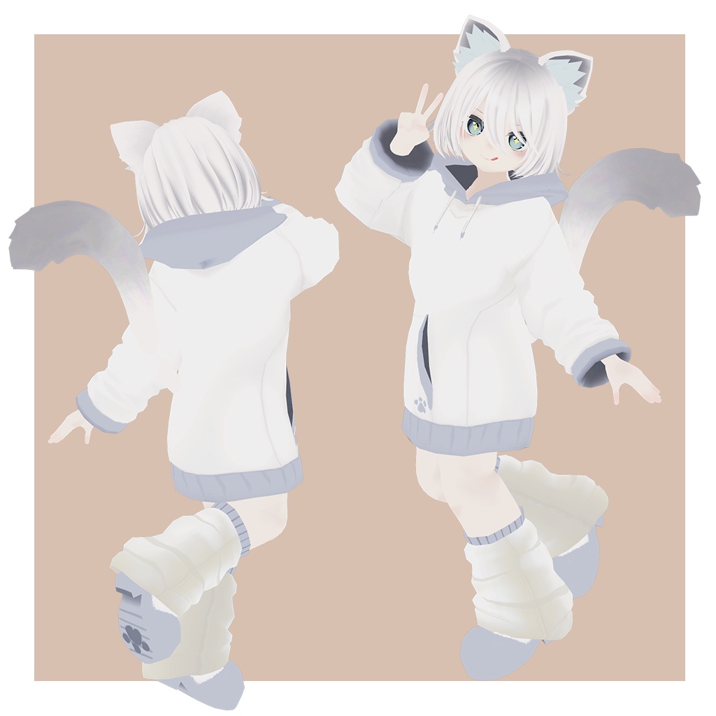 オリジナル3Dアバター「詩音-SHION-」#MxU工房