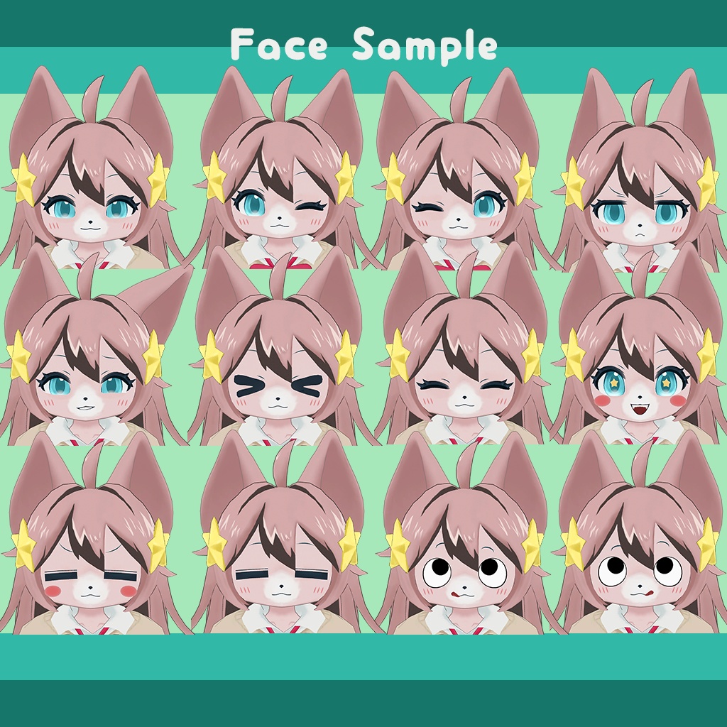 オリジナル3Dモデル【きらり-Kirari-】v2.5 #MxU工房 #きらり3D