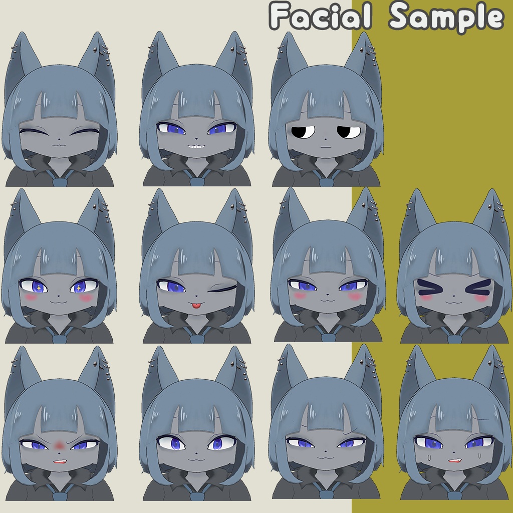 オリジナル3Dモデル【つきよ-Tukiyo-】v2.6 #MxU工房 #つきよ3D