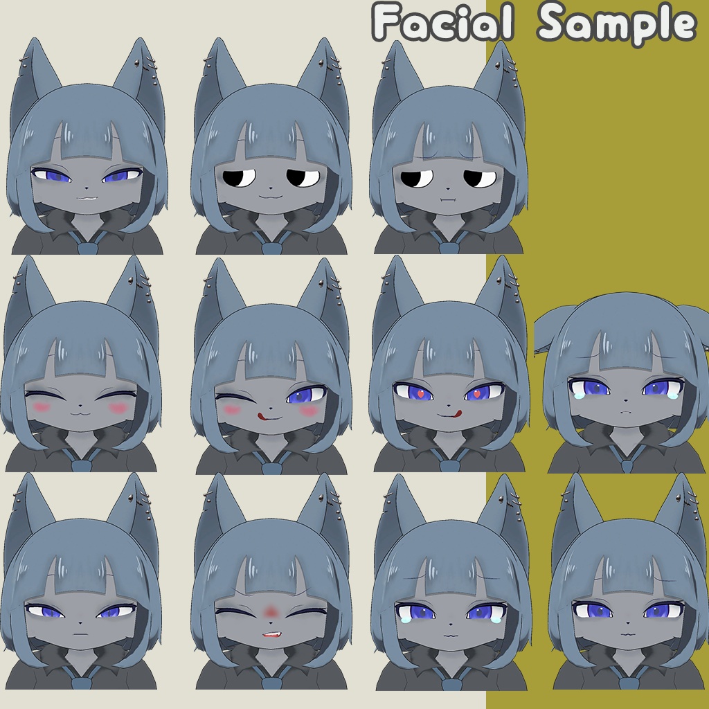 オリジナル3Dモデル【つきよ-Tukiyo-】v2.6 #MxU工房 #つきよ3D