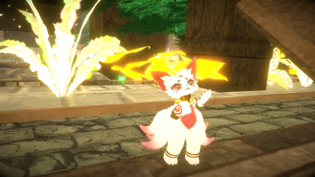 オリジナル3Dモデル 九尾の妖狐【SaSa】&【MeMe】v2.1