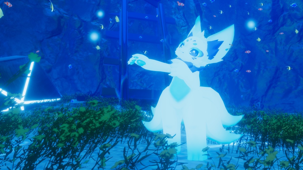 オリジナル3Dモデル 九尾の妖狐【SaSa】&【MeMe】v2.1