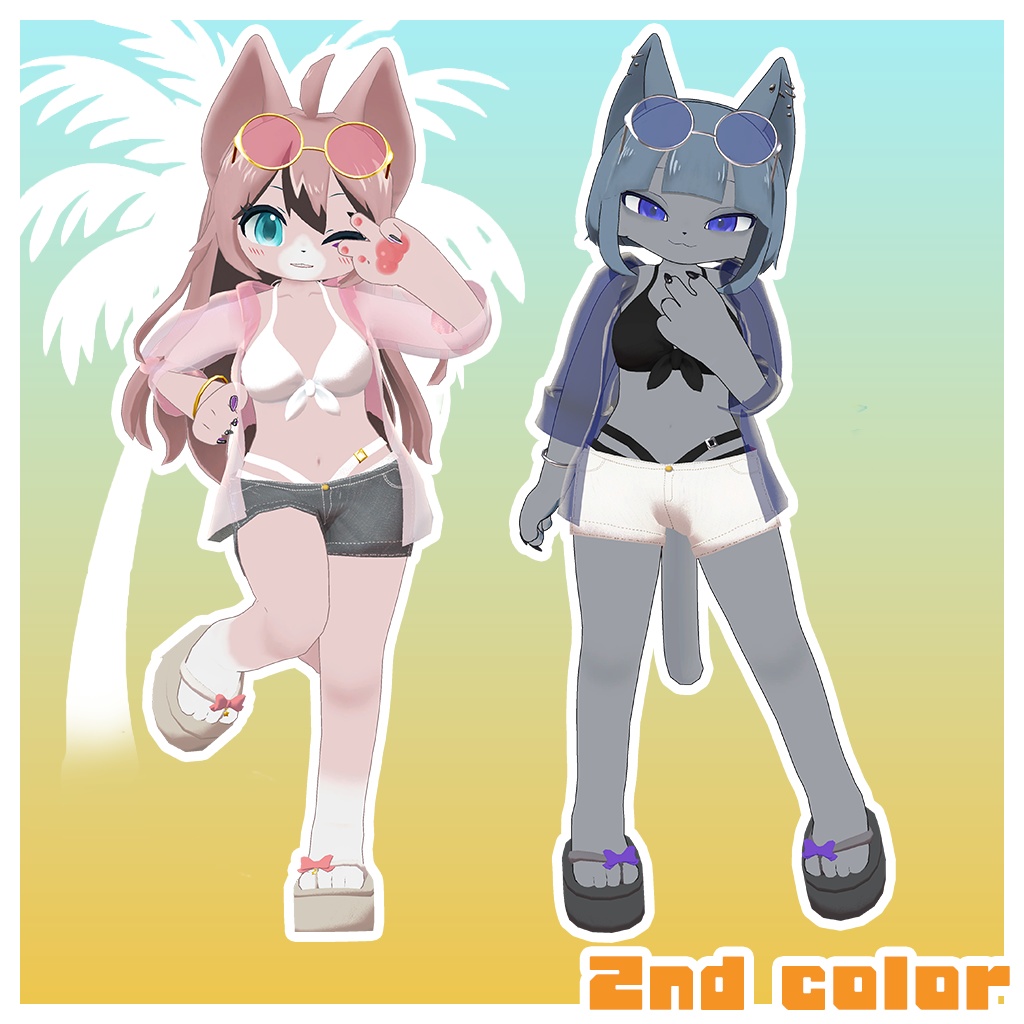 【つきよ&きらり専用水着】SUNNY DROP