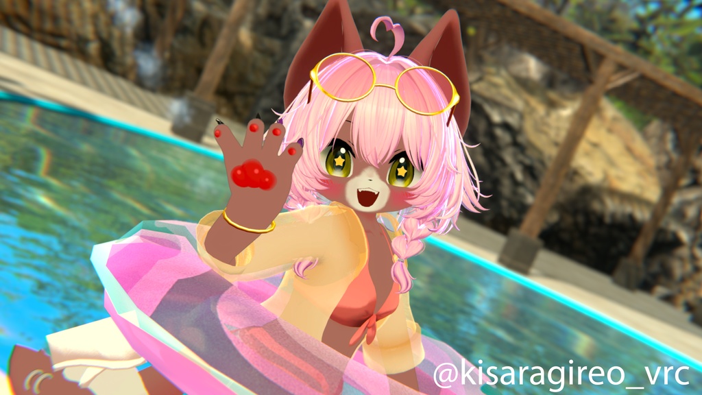 【つきよ&きらり専用水着】SUNNY DROP