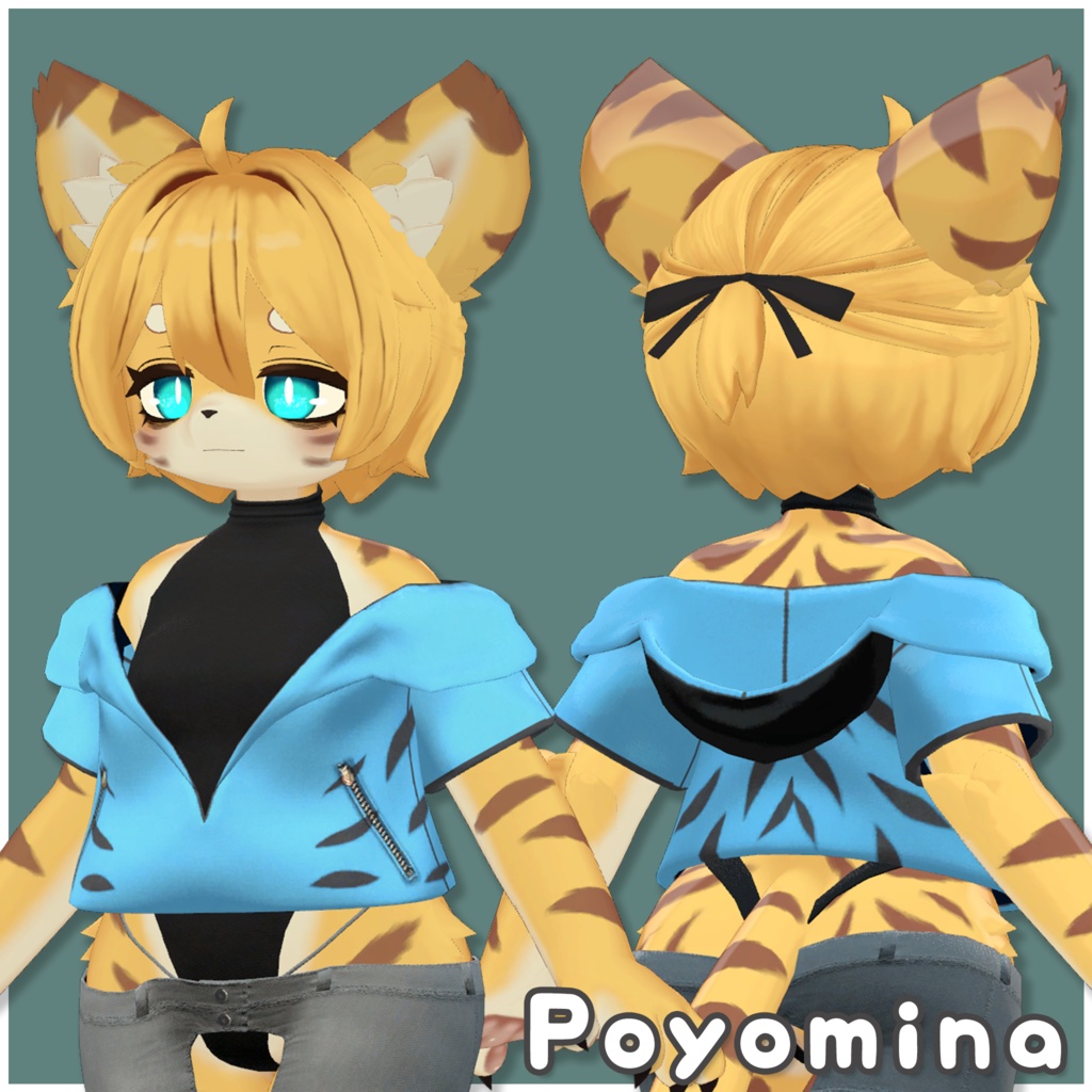 セール中!【複数アバター対応】ちょこんと はーふあっぷ【VRChat想定】