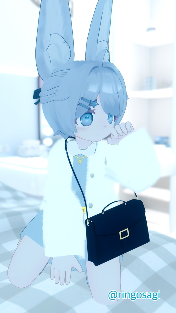 セール中!【複数アバター対応】ちょこんと はーふあっぷ【VRChat想定】