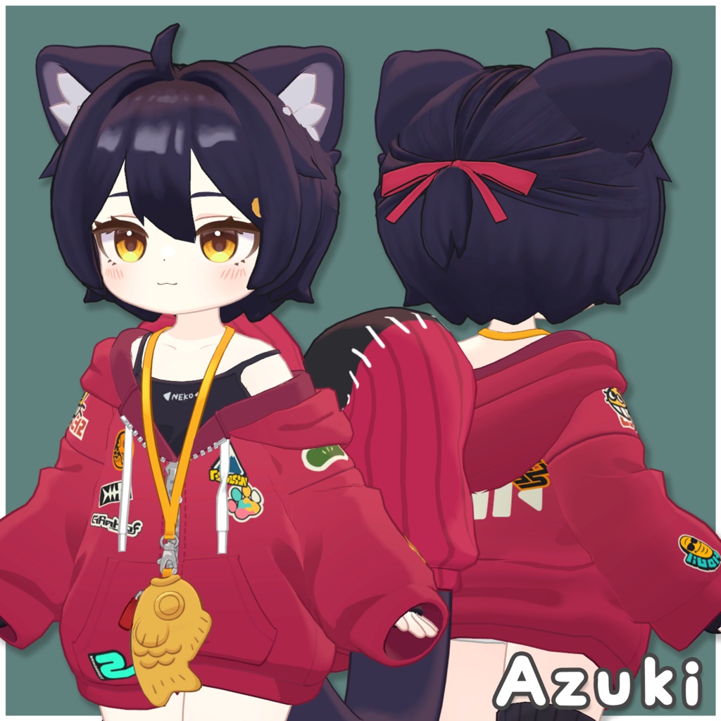 セール中!【複数アバター対応】ちょこんと はーふあっぷ【VRChat想定】