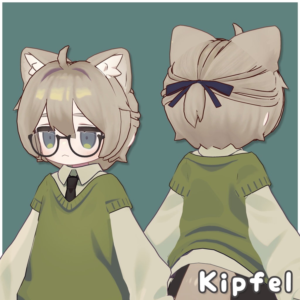 セール中!【複数アバター対応】ちょこんと はーふあっぷ【VRChat想定】