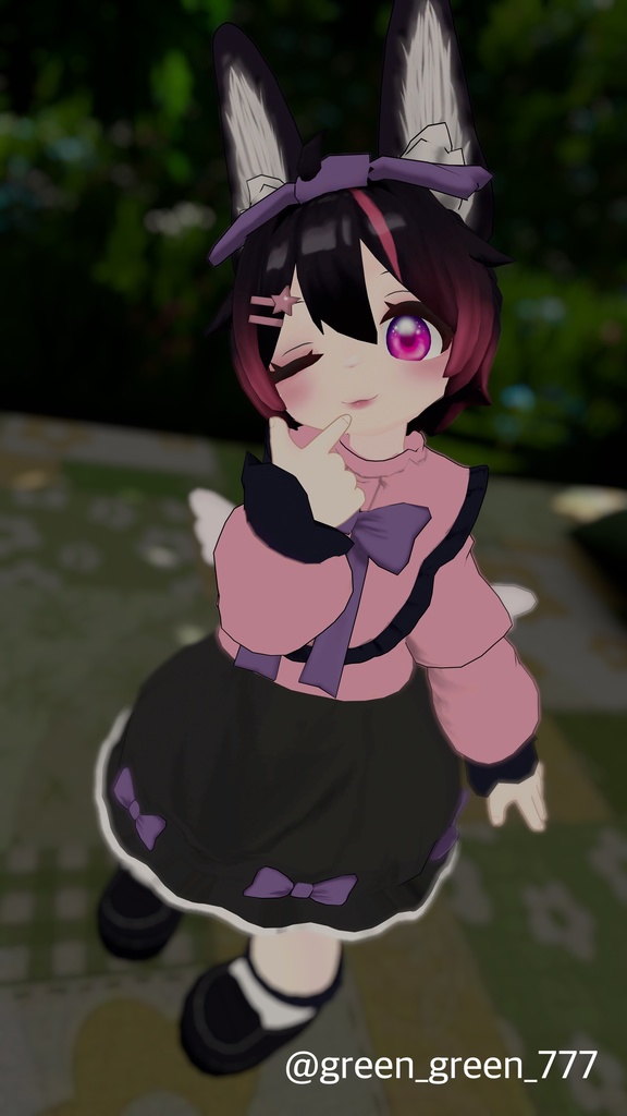 セール中!【複数アバター対応】ちょこんと はーふあっぷ【VRChat想定】