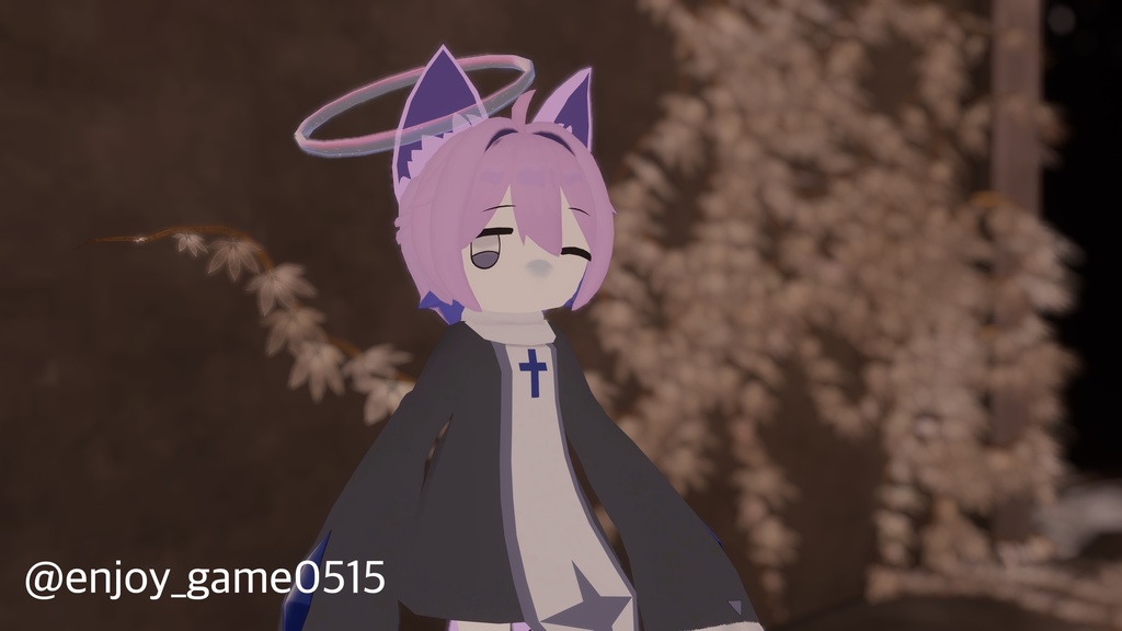 セール中!【複数アバター対応】ちょこんと はーふあっぷ【VRChat想定】