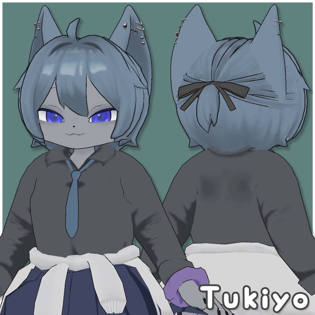 セール中!【複数アバター対応】ちょこんと はーふあっぷ【VRChat想定】