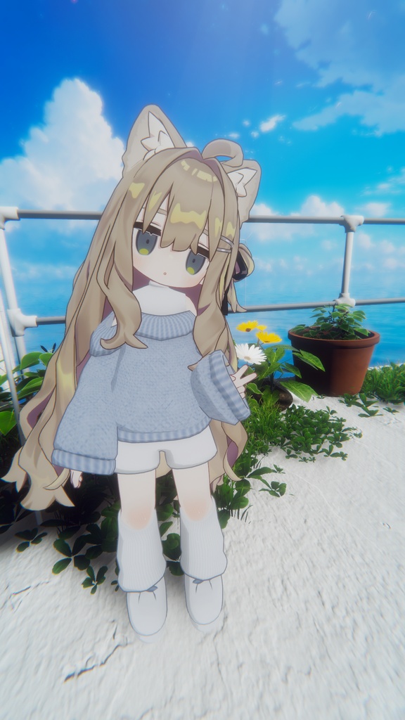 リリースセール【複数アバター対応】OverSizeKnit【VRChat想定】