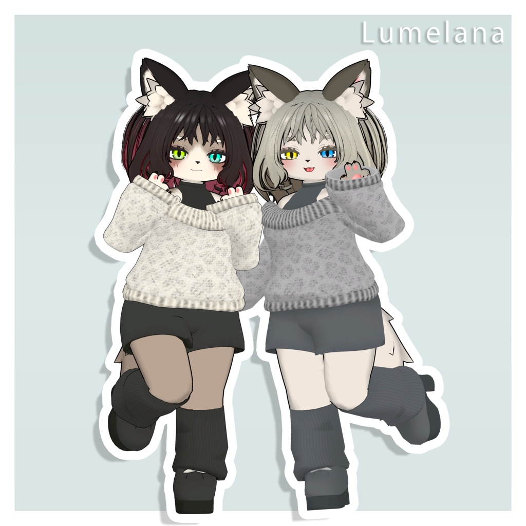 リリースセール【複数アバター対応】OverSizeKnit【VRChat想定】