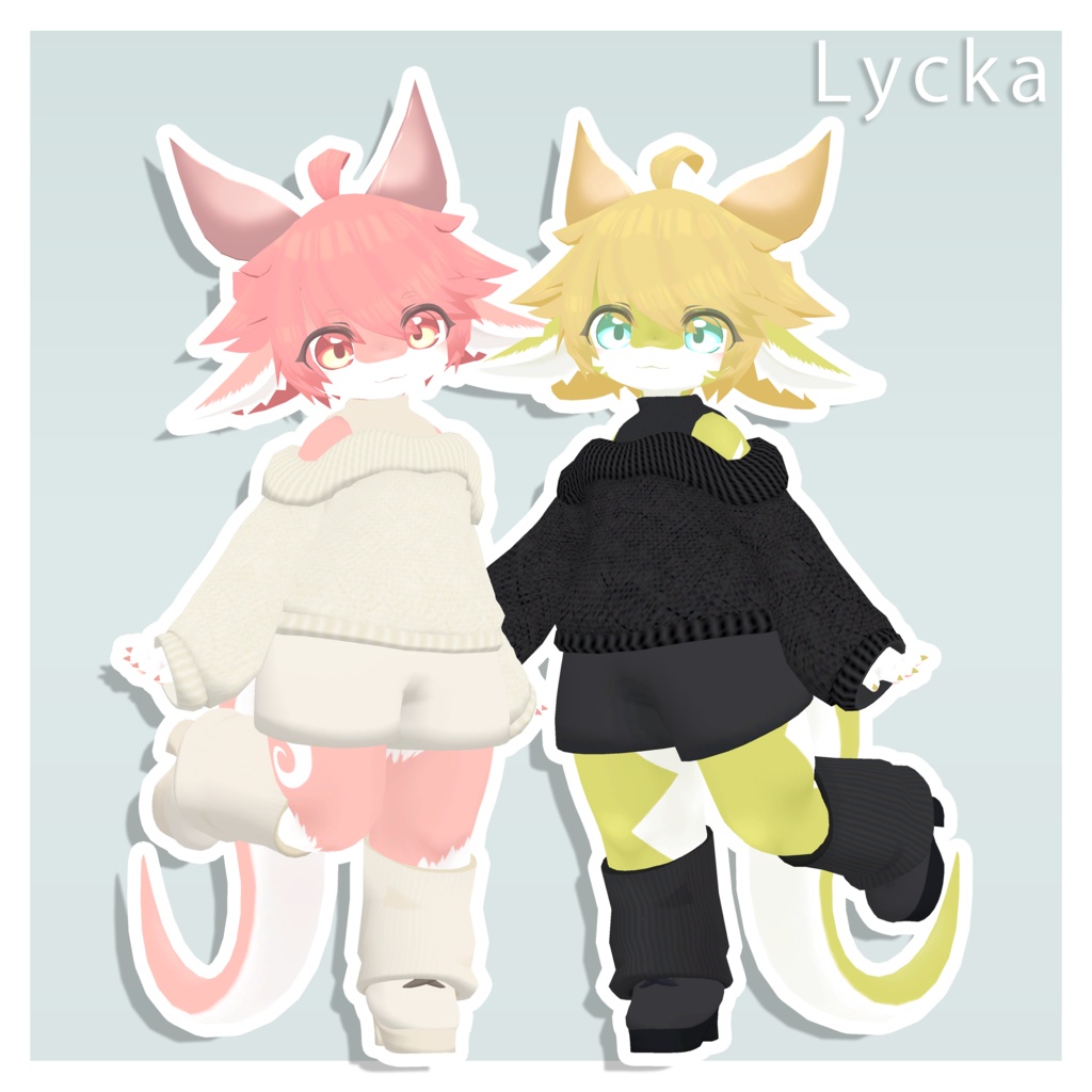 リリースセール【複数アバター対応】OverSizeKnit【VRChat想定】