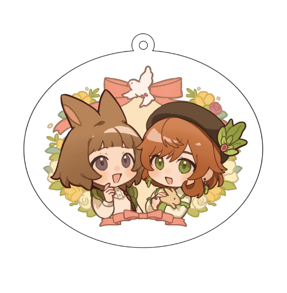 アクリルキーホルダー　by min10