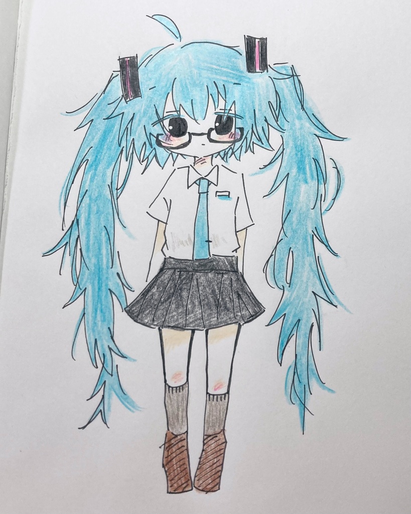 【DL販売】初音ミクの絵
