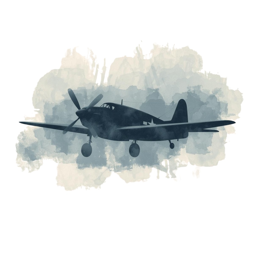 アンティーク×水彩ブルーの旅シリーズ クリップアートセット(全15点・PNG背景透過)