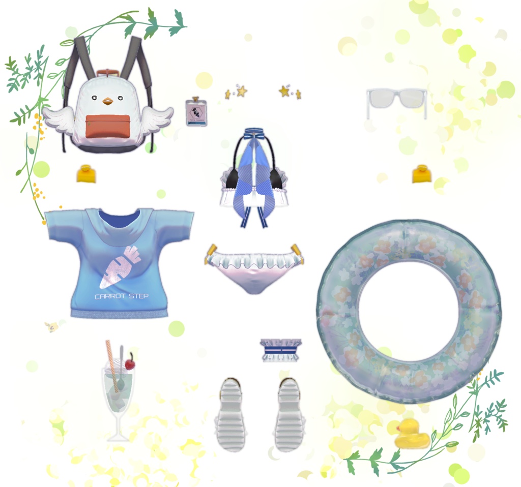 Blue summer【こまどアバター対応】