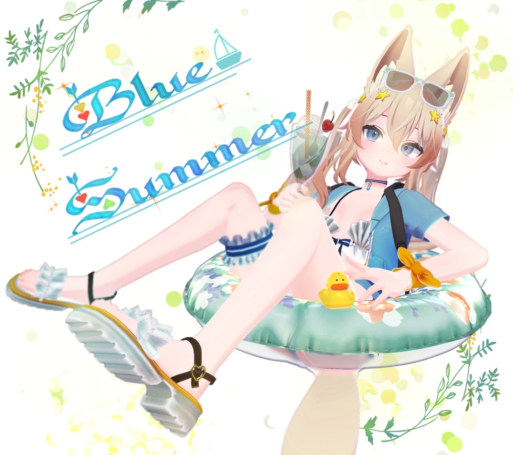 Blue summer【こまどアバター対応】