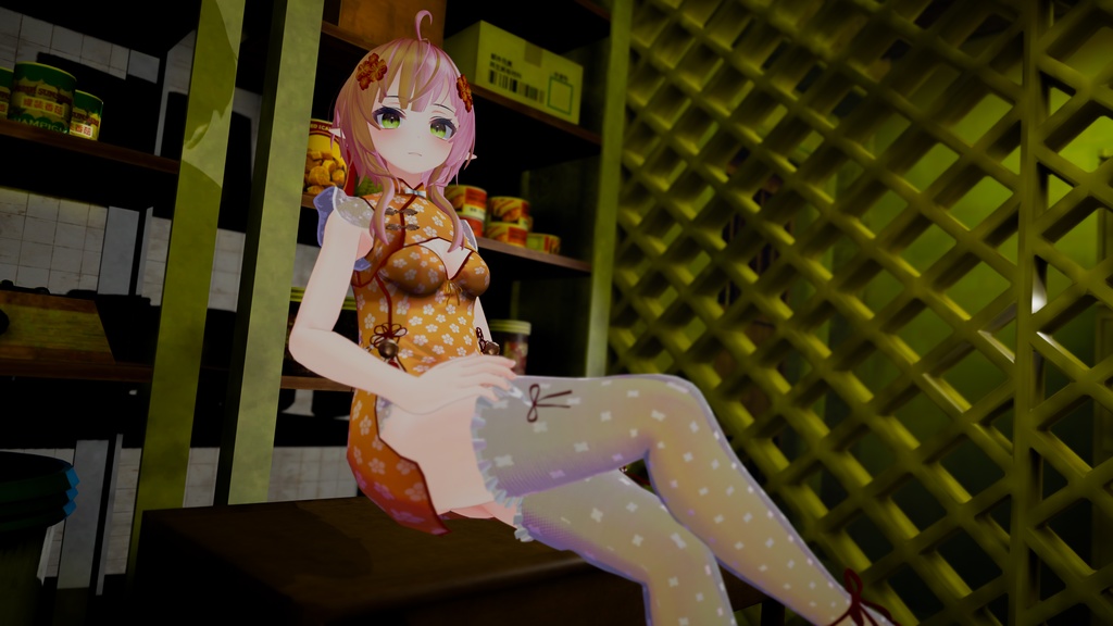 Dolly Mandarin Dress 【マルボディ対応】