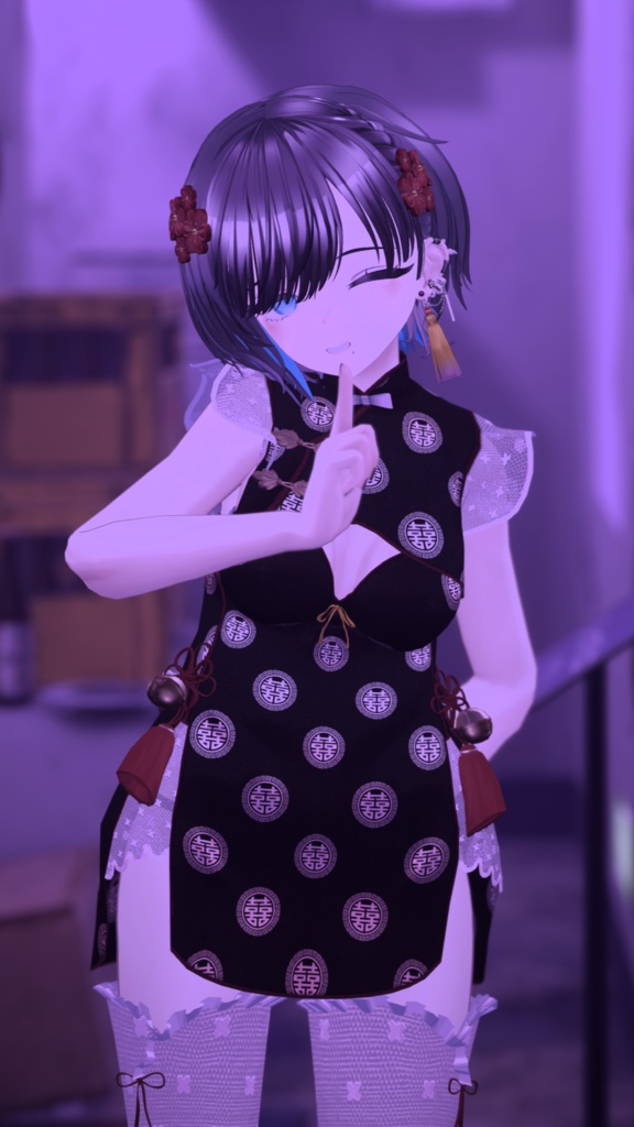 Dolly Mandarin Dress 【ビナア-Binah-】