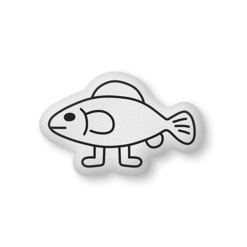 うおちゃんダイカットクッション