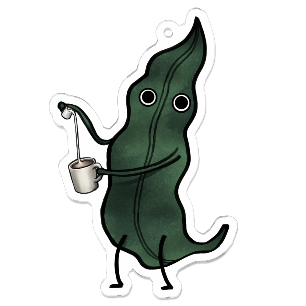 カフェタイム昆布アクキー