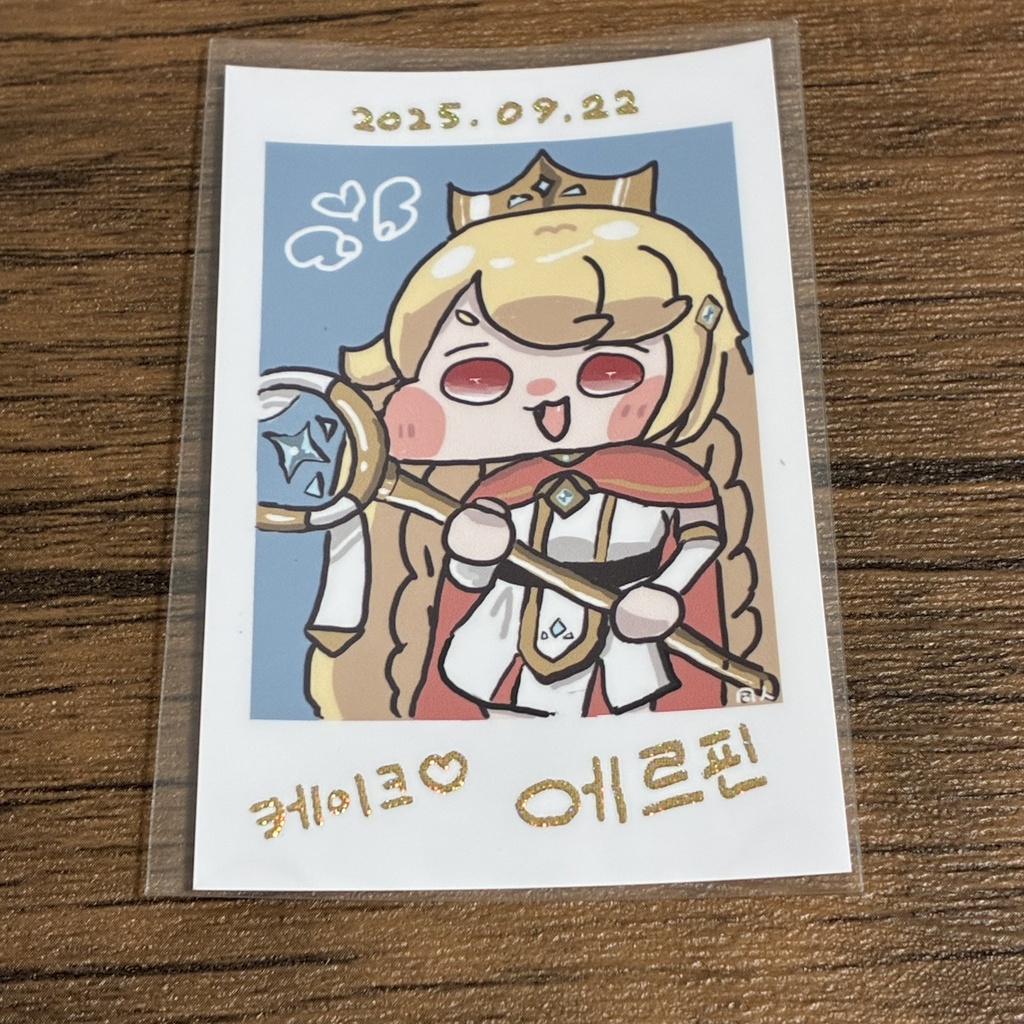 エルフィン　インスタントカメラ風カード
