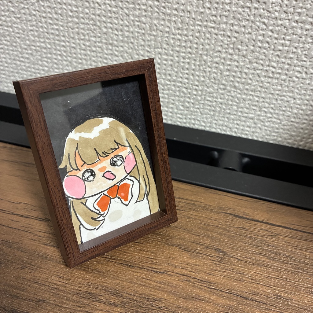 スピキ　額入りイラスト