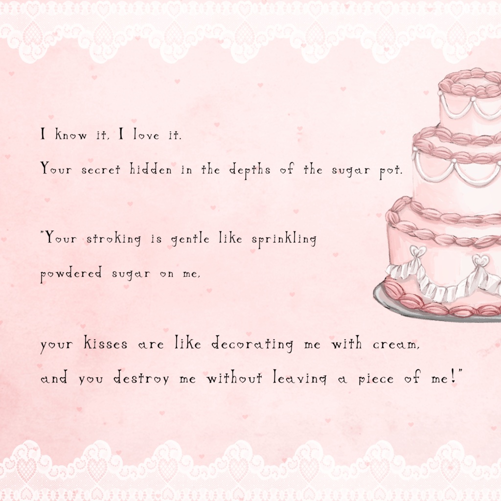 【フリーフォント】Secrets in the cake