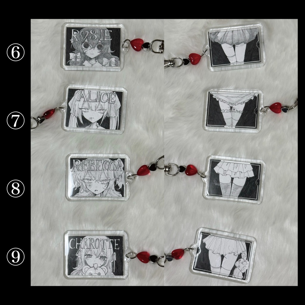 🎞️ミニ原画キーホルダー A TRIVIAL SCENES - ありふれた一幕