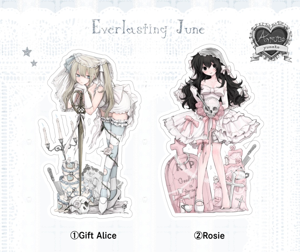 🍽️💀【Everlasting June】アクリルスタンド2種