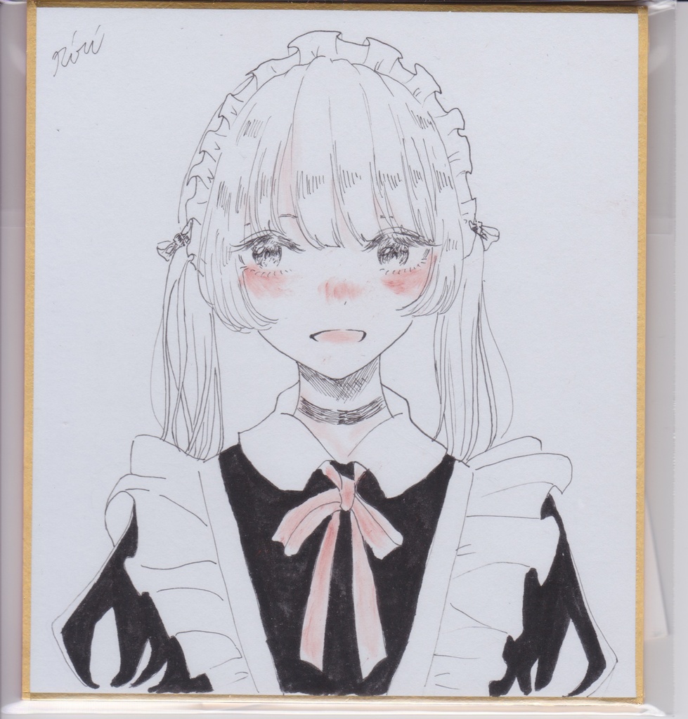 【小色紙】メイドさん