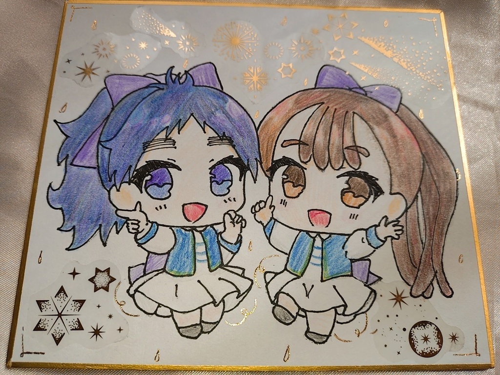 【揚げ出し豆腐衣ぬきで?!】現物のみ!描き下ろし色紙