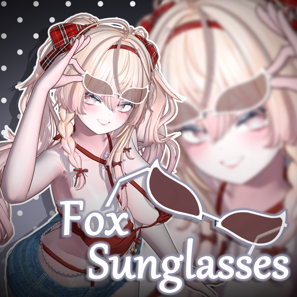 Fox Sunglasses【3Dアクセサリー】