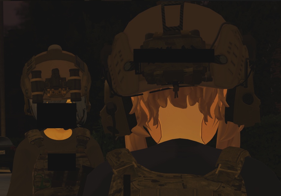 双眼ナイトビジョン AN/PVS-31【VRC想定】