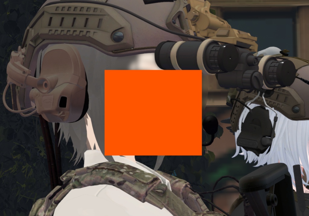 双眼ナイトビジョン AN/PVS-31【VRC想定】