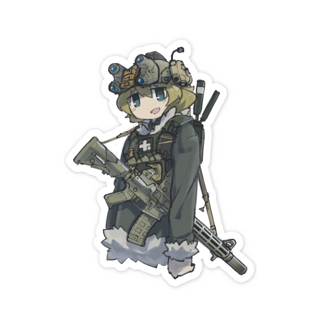 少女終末旅行 ユーリ ステッカー