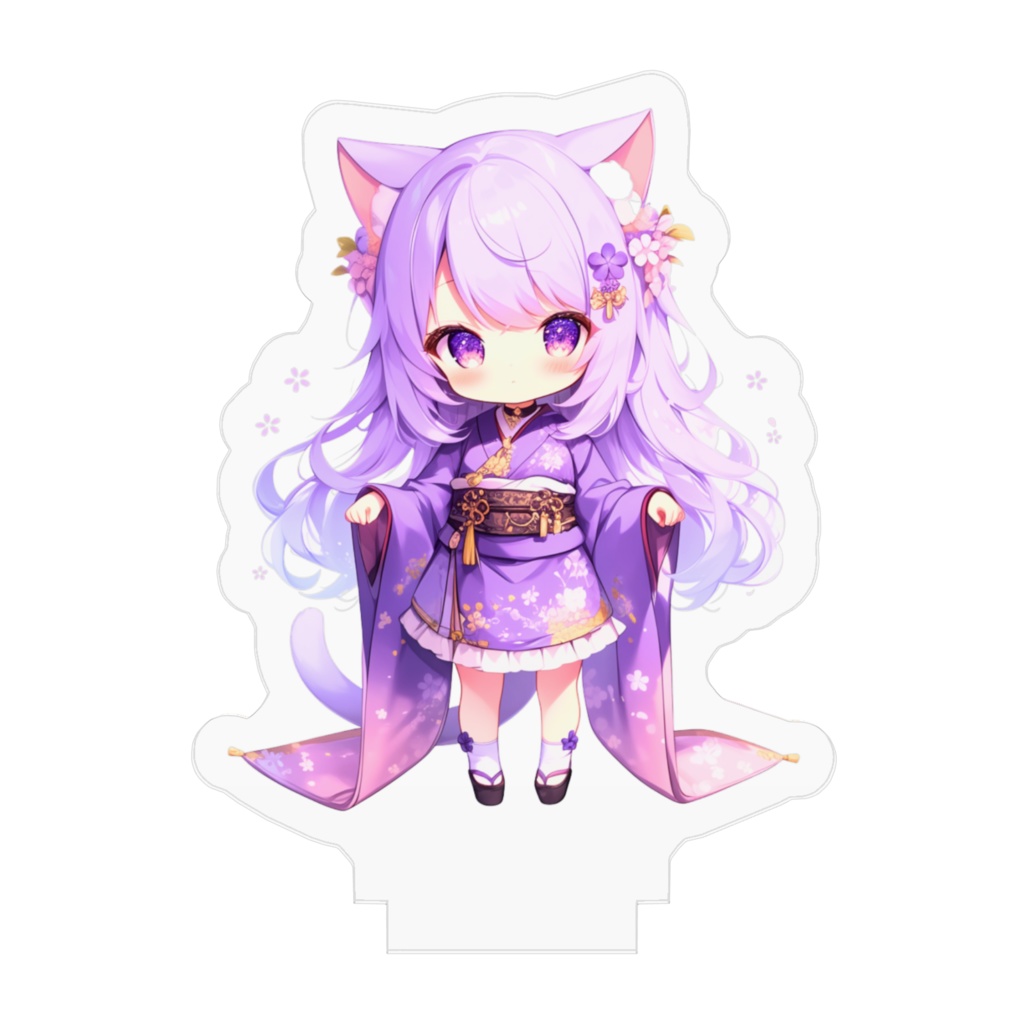 ネコ耳立ち姿 アクリルスタンド