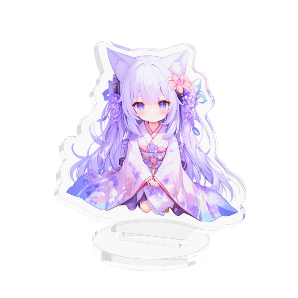【Moonlit Folklore】藤の精霊・紫乃（Shino）アクリルスタンド　No.1