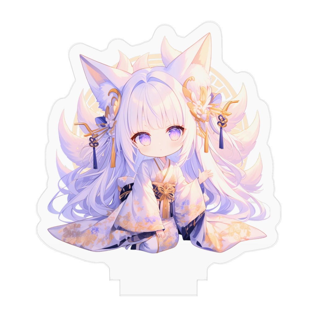 【Moonlit Folklore】月の精霊・白夜(Byakuya)アクリルスタンド No.1