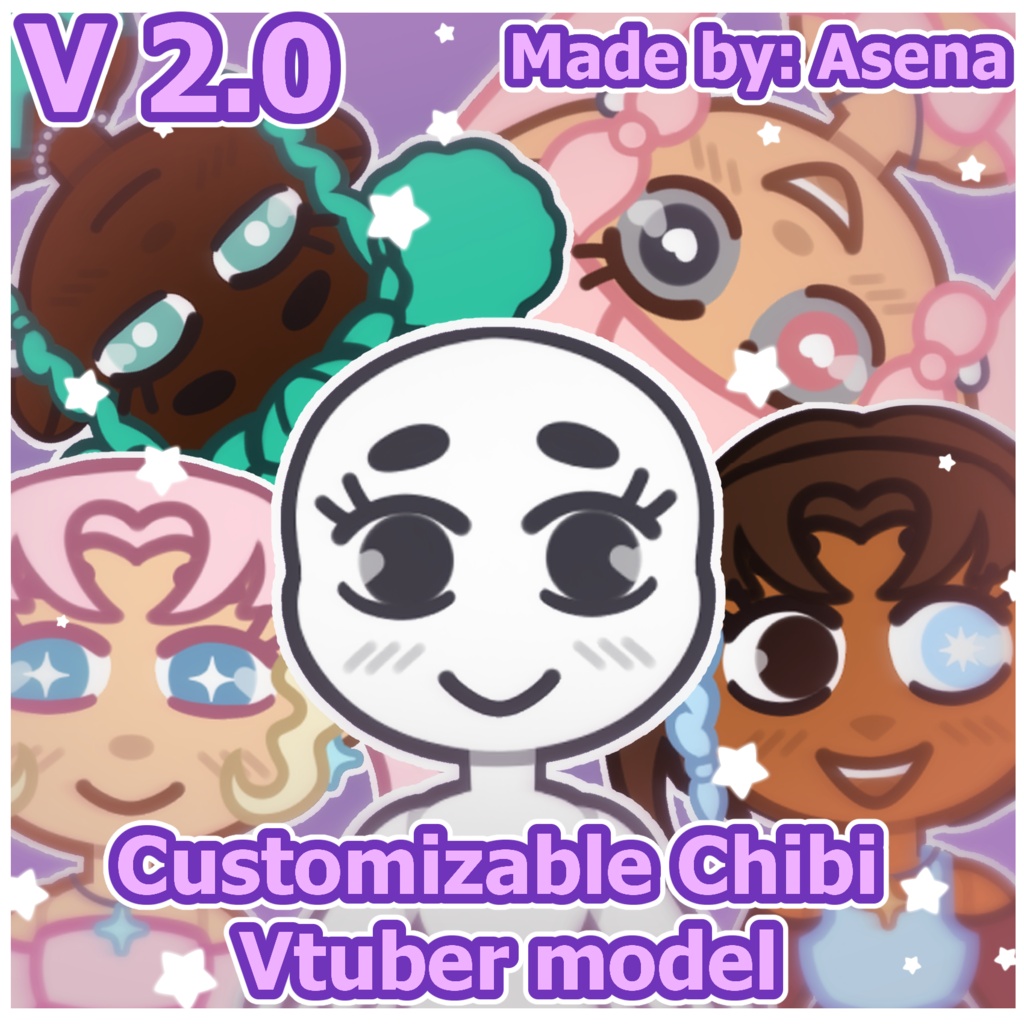 ✦.Cutesy_Chibi .✦ ˚  Live2D Customizable Chibi Model